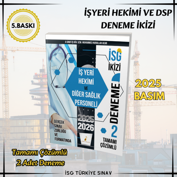 İşyeri Hekimi ve DSP Kazandıran Set (5.baskı, 2025 basım) - Görsel 5