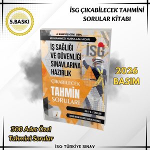İSG TAHMİNİ SORULAR KİTAPÇIĞI – zor sorular