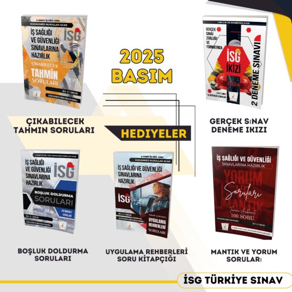 İSG FULL SORU SETİ (2025 Basım, binlerce soru) - Görsel 2
