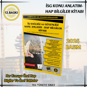 İSG KONU ANLATIM KİTABI HAP BİLGİLER  (12.baskı – tüm konular)
