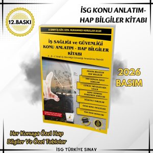 İSG KONU ANLATIM KİTABI HAP BİLGİLER (2026-12.baskı – tüm konular)