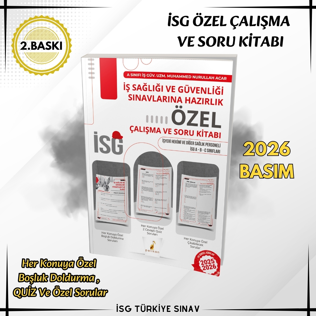 İSG ÇALIŞMA ve SORU KİTABI (boşluk doldurma, quiz ve özel sorular)
