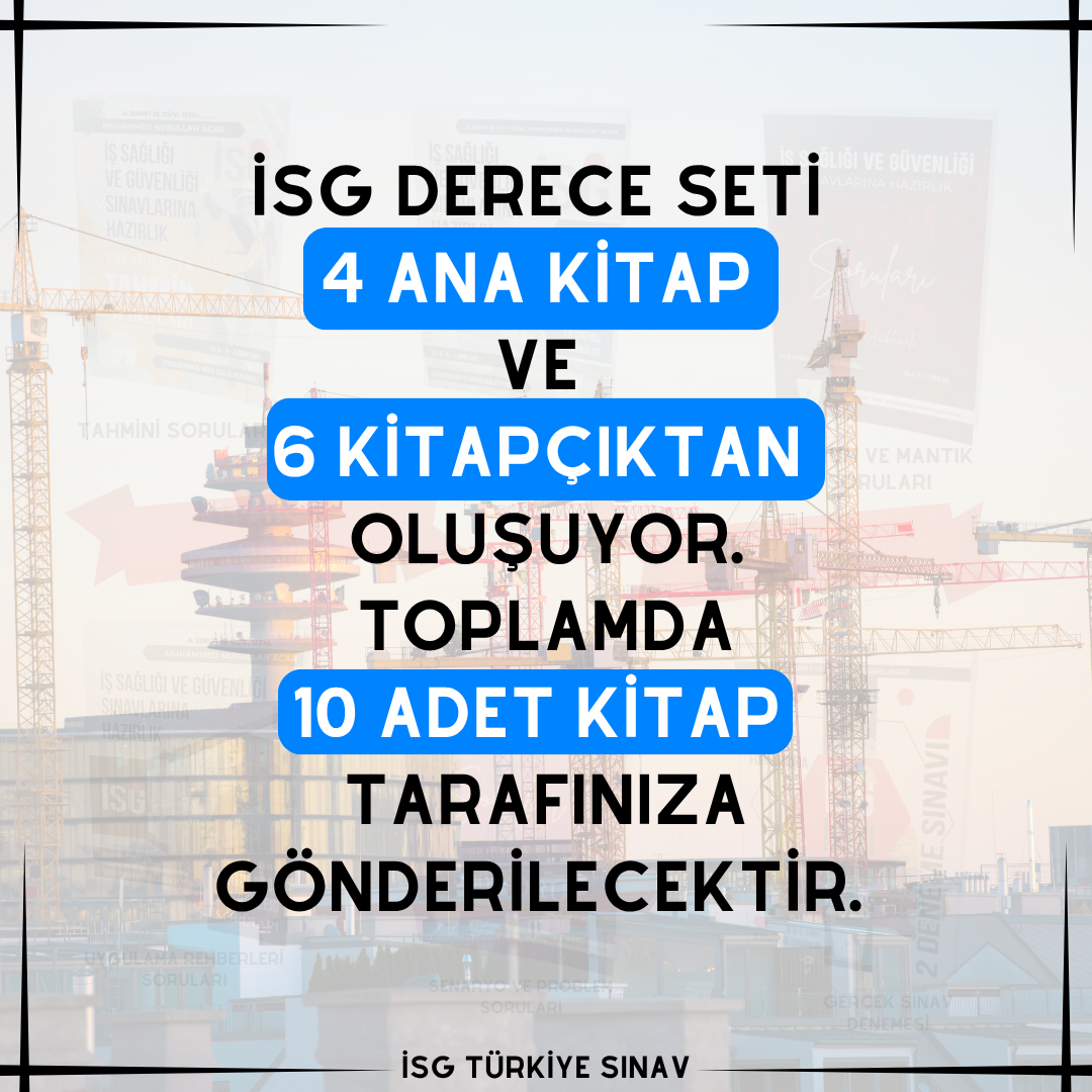 İSG DERECE SETİ (Sınavı Tek Seferde Kazandıran Set-2026) - Görsel 3