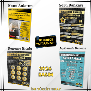 İSG DERECE SETİ (Sınavı Tek Seferde Kazandıran Set-2026)