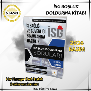 BOŞLUK DOLDURMA KİTAPÇIĞI (konuları ezberleten kitapçık)