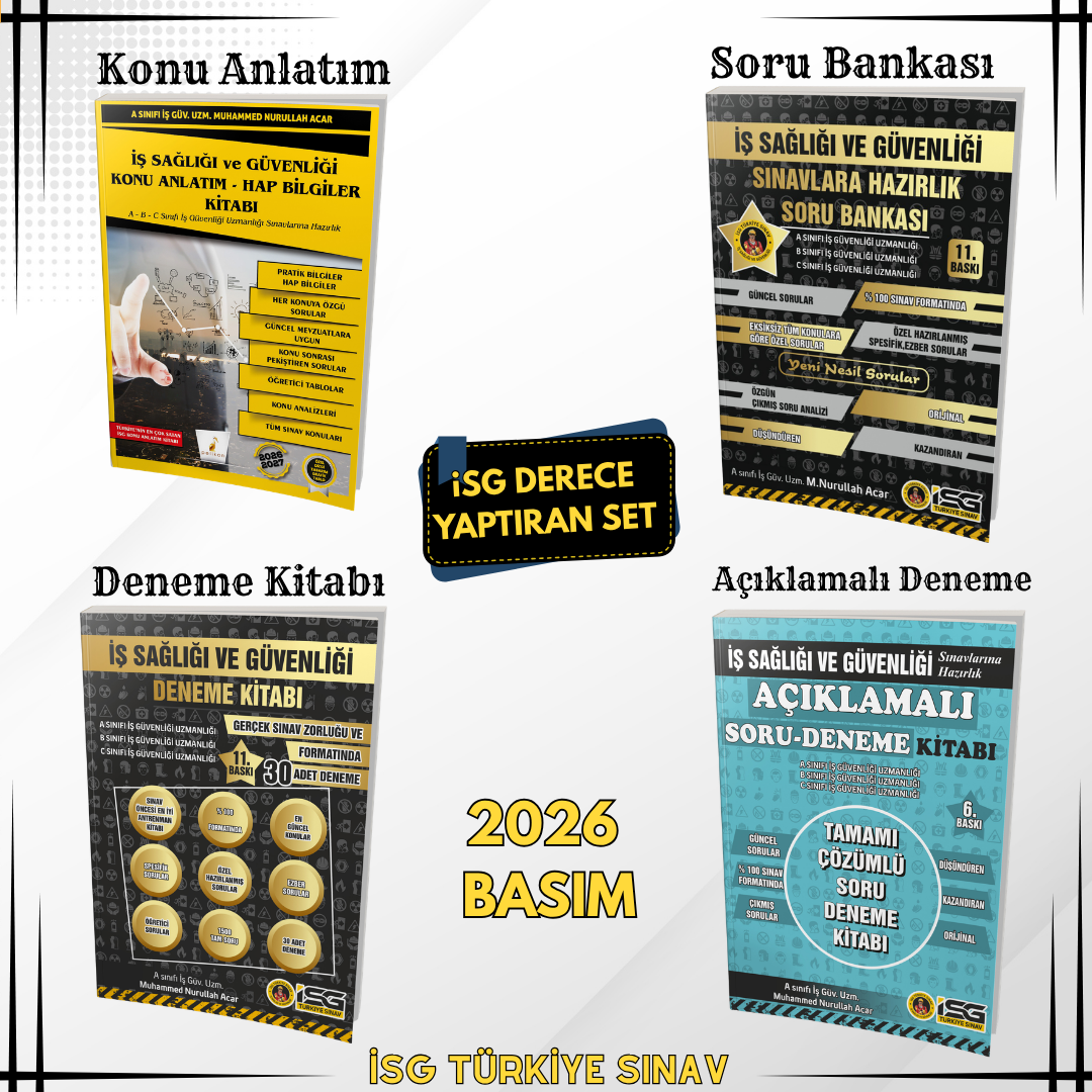 İSG DERECE SETİ (Sınavı Tek Seferde Kazandıran Set-2026)