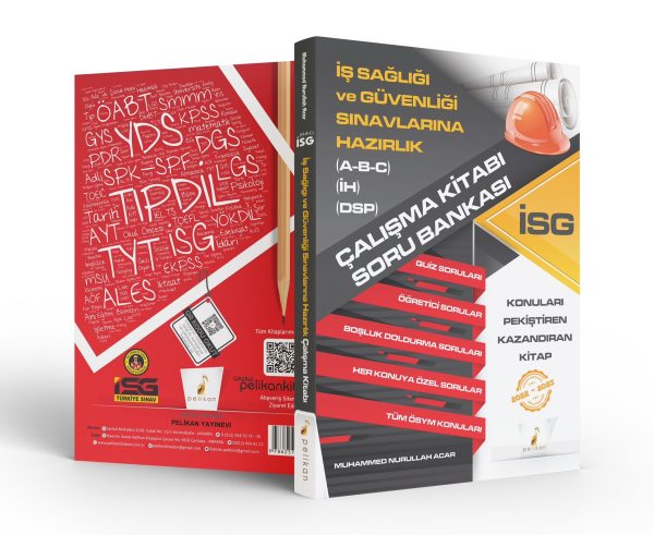 İSG ÇALIŞMA KİTABI SORU BANKASI (boşluk doldurma,quiz, öğretici sorular,2024 basım)