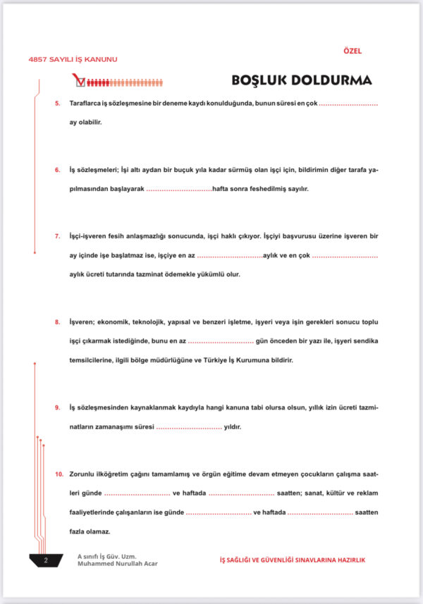 İşyeri Hekimi ve DSP Kazandıran Set (5.baskı, 2025 basım) - Görsel 22