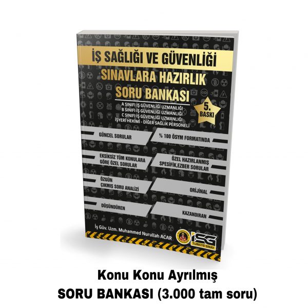 İSG SORU BANKASI - DENEME KİTABI (2024 basım, güncel kitaplar) - Görsel 9