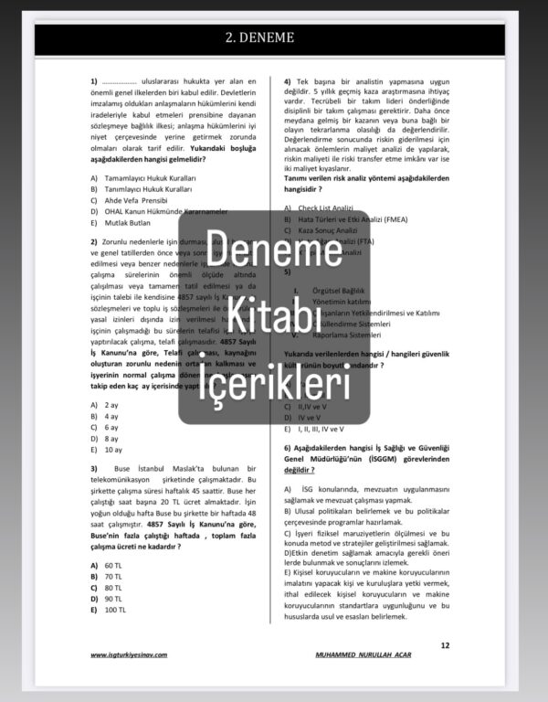 İSG DERECE SETİ (2025 Basım, Sınavı Tek Seferde Kazandıran Set) - Görsel 28