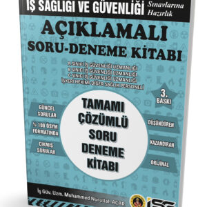 AÇIKLAMALI SORU-DENEME KİTABI (2023 Basım, tamamı çözümlü)