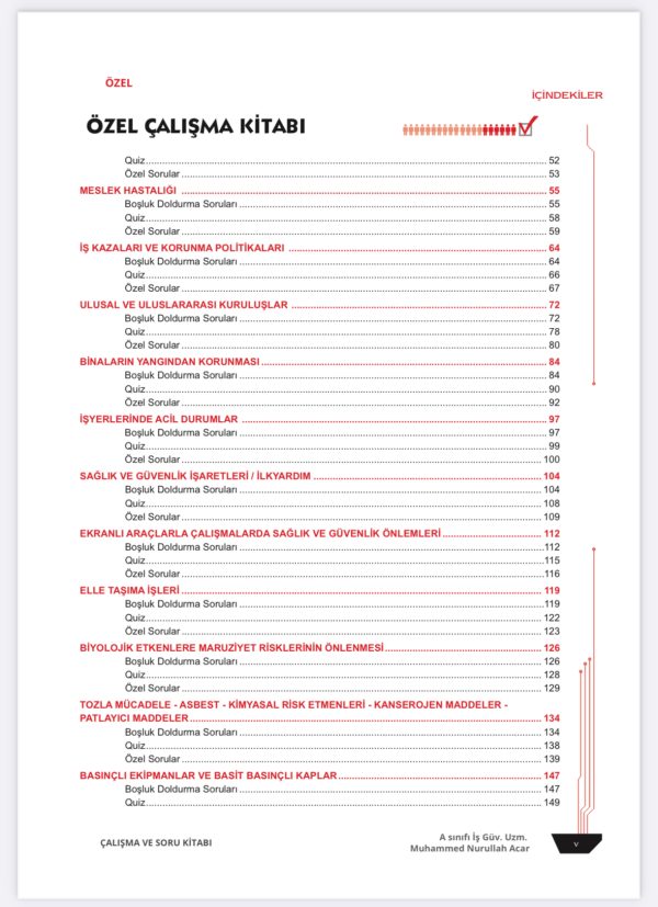 İSG ÇALIŞMA ve SORU KİTABI (boşluk doldurma, quiz ve özel sorular) - Görsel 6