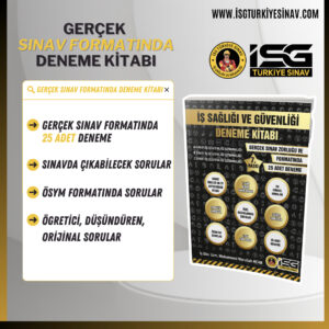İSG DENEME KİTABI (2023 Basım, gerçek sınav tadında denemeler)