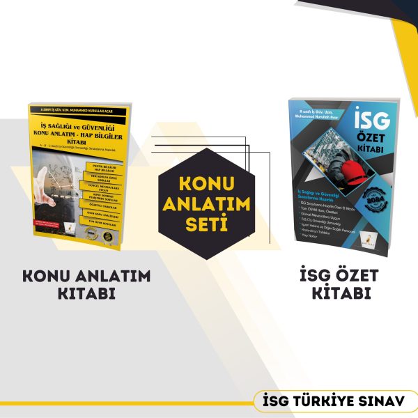 İSG KONU ANLATIM SETİ (2024 basım)