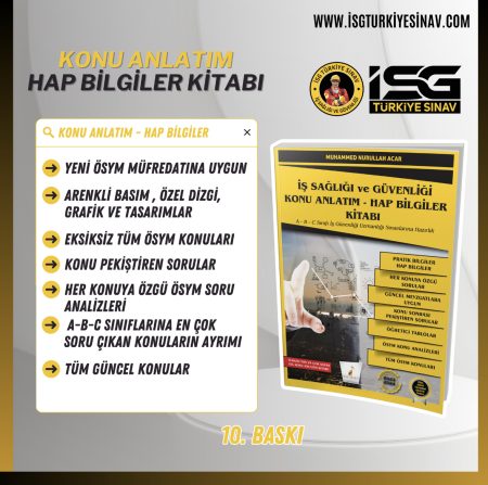 İSG KONU ANLATIM HAP BİLGİLER KİTABI