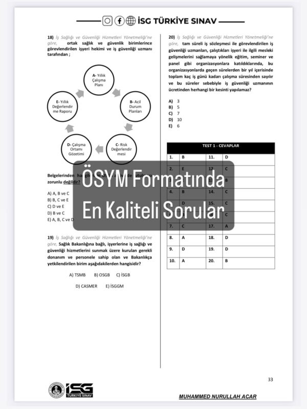 İSG DERECE SETİ (2025 Basım, Sınavı Tek Seferde Kazandıran Set) - Görsel 22