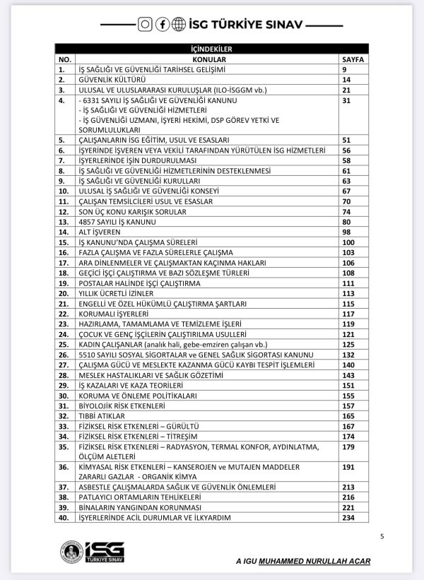 İSG FULL SORU SETİ (2025 Basım, binlerce soru) - Görsel 19