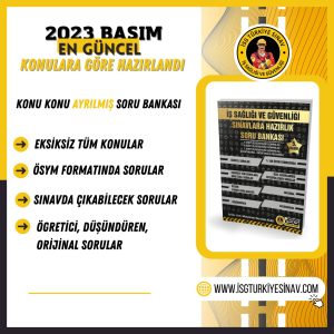 İSG SORU BANKASI (5.baskı piyasanın en çok satılan soru kitabı 2023 basım)