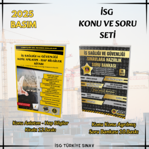 İSG KONU ANLATIM – SORU BANKASI (2025 Basım)