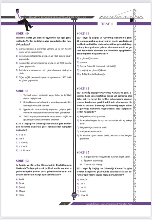 İSG Senaryo ve Problem Soruları (özel sorular) - Görsel 6